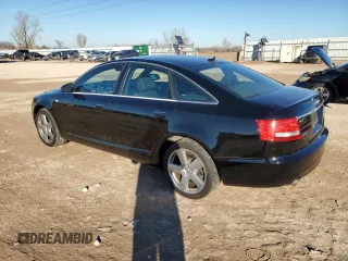 2008 Audi A6 with VIN WAUEV94F08N067459, listed as a Copart auction lot 87861655 with 34,500 mi miles and Salvage title. Bid and sale history available at DreamBid. Image 2.