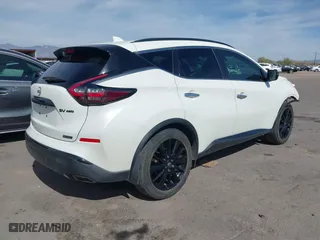 2023 Nissan Murano SV with VIN 5N1AZ2BS4PC114673, listed as a IAAI auction lot 41566274 with 38,793 mi miles. Bid and sale history available at carsss.com. Image 4.