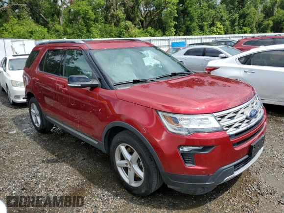 2018 Ford Explorer XLT z VIN 1FM5K7D80JGB74339, wystawiony jako Copart lot #60812125 z przebiegiem 113 620 mil mil oraz Szkoda całkowita • Salvage title. Historia ofert i sprzedaży dostępna na DreamBid. Obrazek 4.