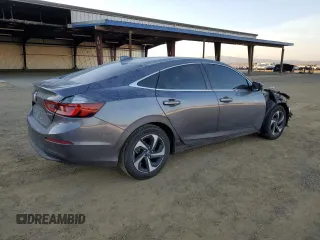 2021 Honda Insight EX with VIN 19XZE4F56ME010984, listed as a Copart auction lot 80287504 with 59,166 mi miles and Salvage Title. Bid and sale history available at carsss.com. Image 3.