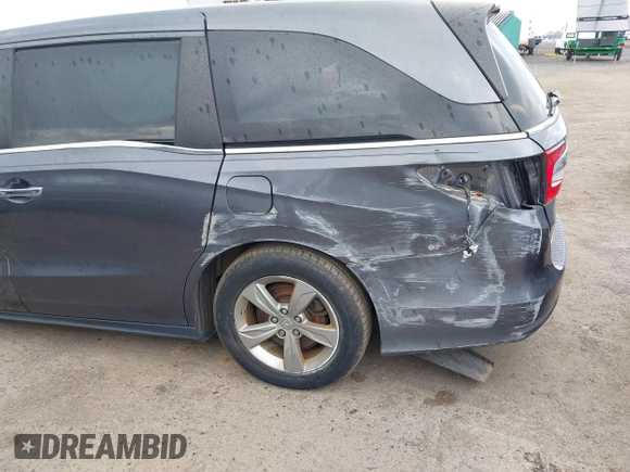 2020 Honda Odyssey EX with VIN 5FNRL6H54LB025555, listed as a IAAI auction lot 42512480 with 95,425 mi miles and . Bid and sale history available at DreamBid. Image 21.