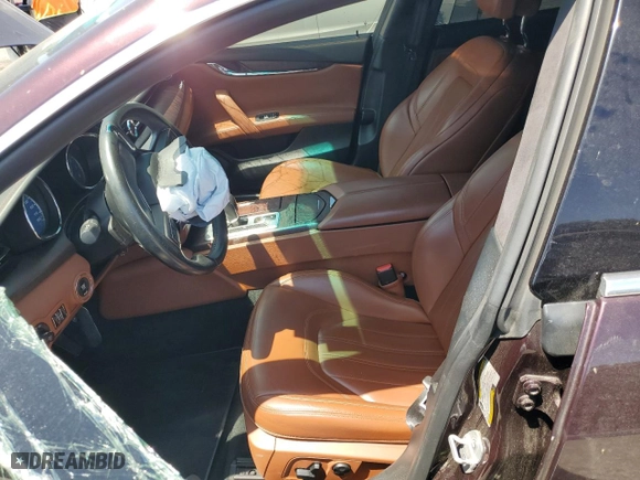 2016 Maserati Quattroporte S with VIN ZAM56RPA0G1185318, listed as a Copart auction lot 62977003 with 0 mi miles. Bid and sale history available at carsss.com. Image 7.