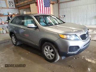 2011 Kia Sorento LX with VIN 5XYKTCA1XBG013781, listed as a Copart auction lot 52892295 with 124,726 mi miles and Salvage Title. Bid and sale history available at DreamBid. Image 4.