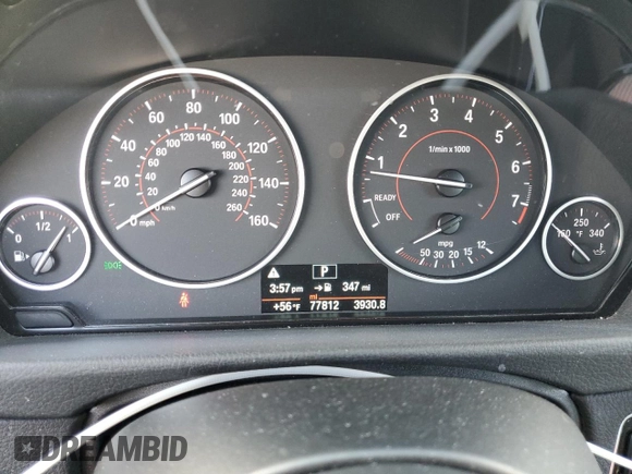2015 BMW 4 Series 435i xDrive with VIN WBA4B3C51FGV48817, listed as a Copart auction lot 52997265 with 77,812 mi miles and Salvage Title. Bid and sale history available at DreamBid. Image 9.