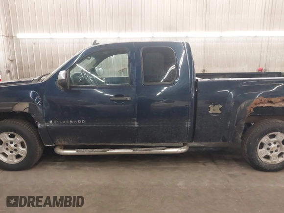 2008 Chevrolet Silverado 1500 LTZ with VIN 2GCEK19J081245477, listed as a IAAI auction lot 41754954 with 220,214 mi miles. Bid and sale history available at carsss.com. Image 15.