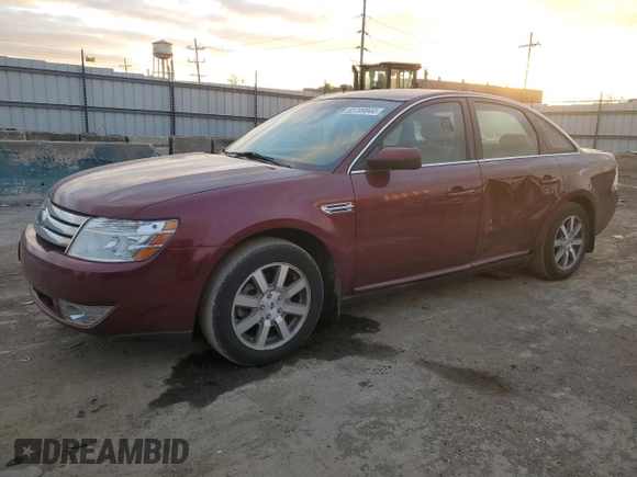 2008 Ford Taurus SEL with VIN 1FAHP24W68G157291, listed as a Copart auction lot 83709044 with 127,366 mi miles and Salvage Title. Bid and sale history available at carsss.com. Image 1.
