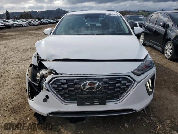 2020 Hyundai Ioniq SE with VIN KMHC65LD0LU194805, listed as a Copart auction lot 43444025 with 130,155 mi miles and Salvage title. Bid and sale history available at DreamBid. Image 5.