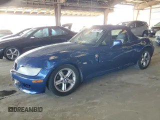 2000 BMW Z3 2.5 with VIN 4USCH9342YLG04259, listed as a Copart auction lot 60921805 with 150,679 mi miles and Salvage title. Bid and sale history available at DreamBid. Image 1.