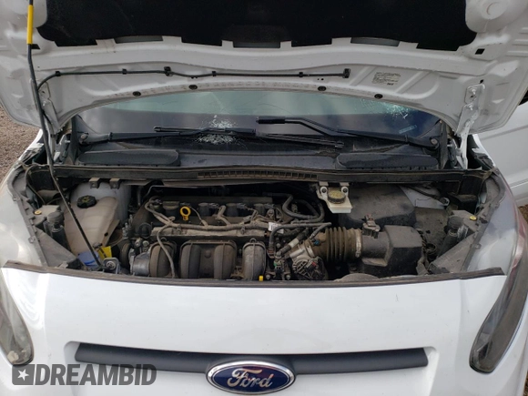 2015 Ford Transit Connect XLT with VIN NM0AE8F78F1204635, listed as a Copart auction lot 67088024 with 24,665 mi miles and Salvage title. Bid and sale history available at DreamBid. Image 12.