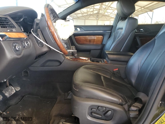 2013 Lincoln MKS with VIN 1LNHL9DK3DG608260, listed as a Copart auction lot 43015735 with 159653 miles and Salvage Title. Bid and sale history available at carsss.com. Image 7.