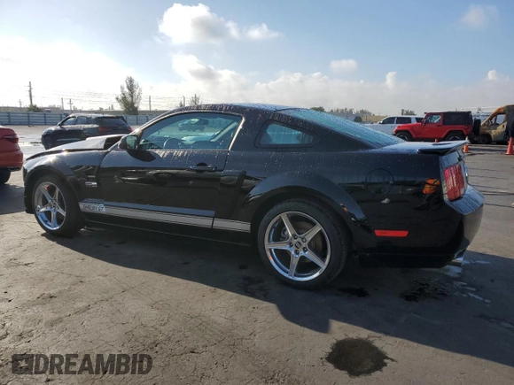 2007 Ford Mustang GT Deluxe with VIN 1ZVHT82H375361082, listed as a Copart auction lot 51257825 with 14,262 mi miles and Salvage Title. Bid and sale history available at carsss.com. Image 2.