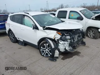 2016 Toyota RAV4 LE with VIN 2T3BFREV5GW532527, listed as a IAAI auction lot 41821876 with 37,577 mi miles and . Bid and sale history available at carsss.com. Image 1.