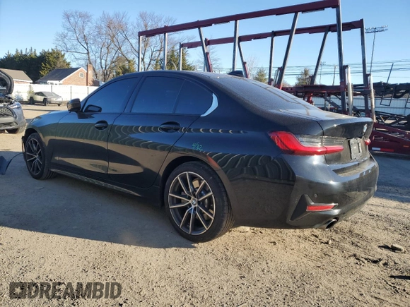 2020 BMW 3 Series 330i xDrive with VIN 3MW5R7J04L8B23519, listed as a Copart auction lot 50749415 with 103,324 mi miles and Salvage Title. Bid and sale history available at carsss.com. Image 2.