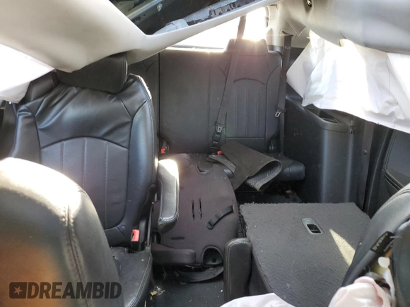 2016 GMC Acadia Denali z VIN 1GKKVTKD2GJ284560, wystawiony jako Copart lot #56291225 z przebiegiem Nie podano mil oraz Szkoda całkowita • Salvage title. Historia ofert i sprzedaży dostępna na DreamBid. Obrazek 10.