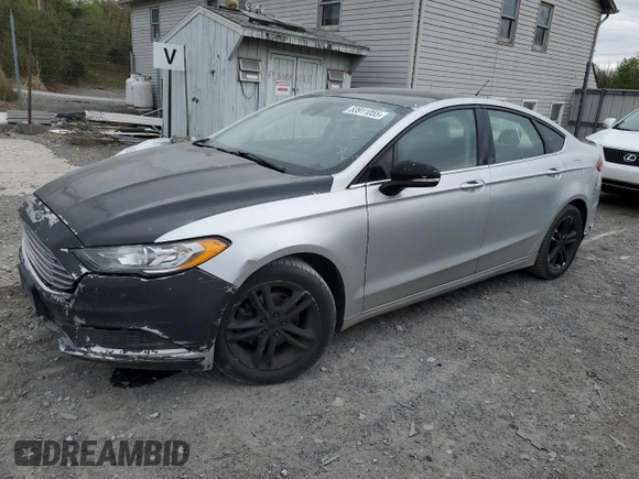 2018 Ford Fusion SE with VIN 3FA6P0HD8JR227733, listed as a Copart auction lot 53911055 with 103,202 mi miles and Clean Title. Bid and sale history available at carsss.com. Image 1.