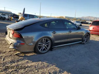 2018 Audi S7 Premium Plus with VIN WAUWFAFC1JN066543, listed as a Copart auction lot 83205424 with 62,756 mi miles and Salvage Title. Bid and sale history available at carsss.com. Image 3.