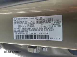 2023 Mazda CX-50 Premium z VIN 7MMVABDY5PN112353, wystawiony jako Copart lot #53861455 z przebiegiem Nie podano mil oraz Szkoda całkowita • Salvage title. Historia ofert i sprzedaży dostępna na DreamBid. Obrazek 13.