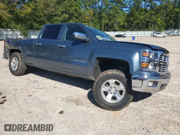 2014 Chevrolet Silverado 1500 LT with VIN 1GCUKREC7EF194341, listed as a Copart auction lot 75795304 with Not Provided miles and Salvage Title. Bid and sale history available at DreamBid. Image 4.