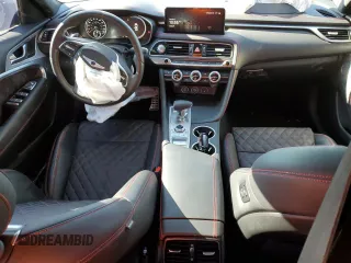2023 Genesis G70 3.3T with VIN KMTG54TE9PU110984, listed as a Copart auction lot 79218944 with 16,702 mi miles and Salvage title. Bid and sale history available at DreamBid. Image 8.