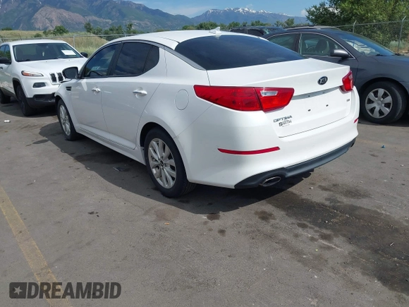 2015 Kia Optima LX with VIN KNAGM4A77F5637238, listed as a IAAI auction lot 42372825 with 139,099 mi miles and . Bid and sale history available at DreamBid. Image 3.