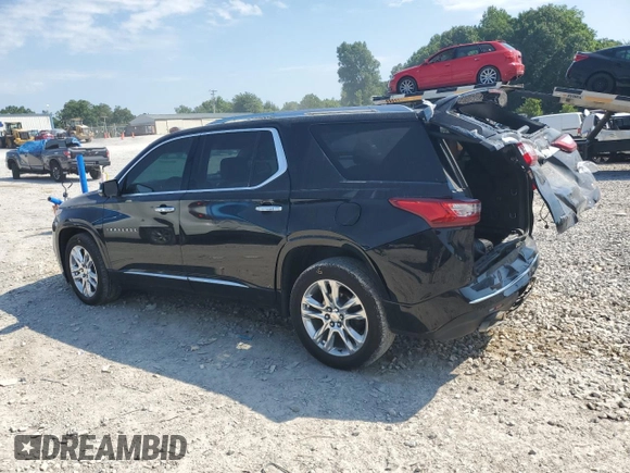 2018 Chevrolet Traverse High Country z VIN 1GNEVKKW6JJ110672, wystawiony jako Copart lot #61964945 z przebiegiem 86 983 mil mil oraz Szkoda całkowita • Salvage title. Historia ofert i sprzedaży dostępna na DreamBid. Obrazek 2.