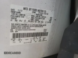2013 Ford Explorer XLT z VIN 1FM5K7D80DGB60865, wystawiony jako Copart lot #54486825 z przebiegiem 226 839 mil mil oraz Szkoda całkowita • Salvage title. Historia ofert i sprzedaży dostępna na DreamBid. Obrazek 13.