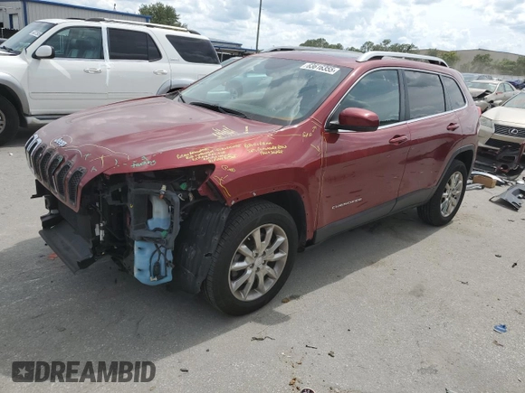 2014 Jeep Cherokee Limited с VIN 1C4PJMDS2EW280443, выставлен на аукционе Copart как лот 63616355 с пробегом 66 333 миль миль и Списание • Salvage title. История ставок и продаж доступна на DreamBid. Изображение 1.