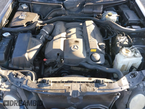 2002 Mercedes-Benz E-Class with VIN WDBJF65J32B485019, listed as a IAAI auction lot 41388188 with 119,417 mi miles. Bid and sale history available at carsss.com. Image 10.