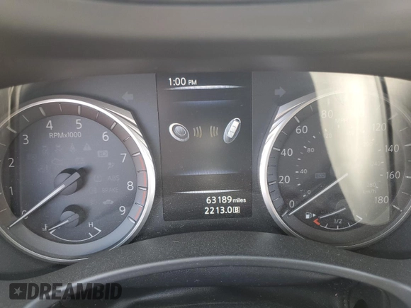 2019 Infiniti Q50 3.0t LUXE with VIN JN1EV7AP4KM543314, listed as a Copart auction lot 49647465 with 63,189 mi miles and Salvage Title. Bid and sale history available at carsss.com. Image 9.