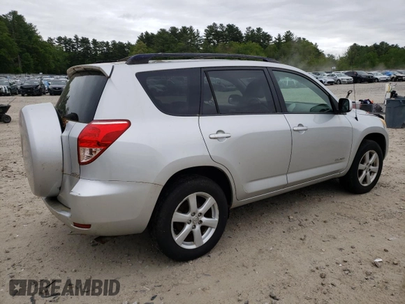 2007 Toyota RAV4 Limited with VIN JTMBD31V775090107, listed as a Copart auction lot 57168895 with 180,950 mi miles and Clean title. Bid and sale history available at DreamBid. Image 3.