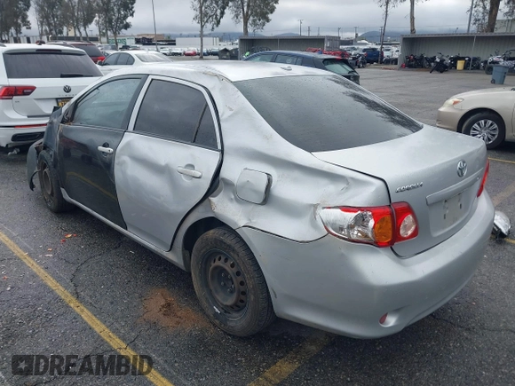 2009 Toyota Corolla with VIN 1NXBU40E39Z146748, listed as a IAAI auction lot 41523817 with 223,552 mi miles. Bid and sale history available at carsss.com. Image 3.