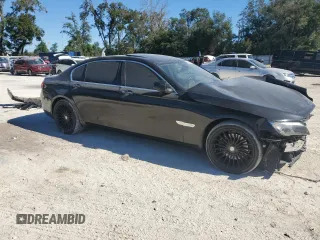 2015 BMW 7 Series 740Li xDrive with VIN WBAYF4C50FD874041, listed as a Copart auction lot 81666074 with 156,802 mi miles and Salvage Title. Bid and sale history available at carsss.com. Image 4.