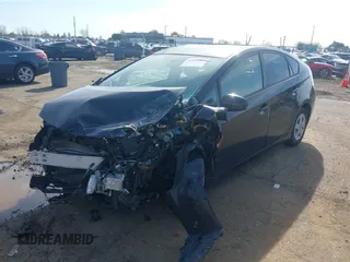 2011 Toyota Prius I with VIN JTDKN3DU9B0302351, listed as a IAAI auction lot 41833063 with 93,635 mi miles. Bid and sale history available at carsss.com. Image 17.