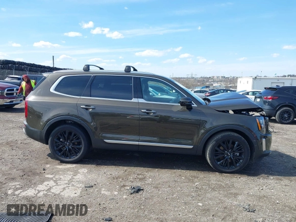 2021 Kia Telluride SX with VIN 5XYP5DHC2MG162119, listed as a IAAI auction lot 41881250 with 112,024 mi miles and . Bid and sale history available at DreamBid. Image 12.