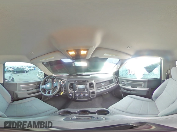 2017 Ram 1500 Express with VIN 3C6JR6AT9HG745754, listed as a Copart auction lot 47982095 with 56,973 mi miles and Salvage title. Bid and sale history available at DreamBid. Image 12.