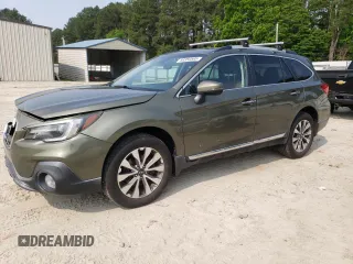 2018 Subaru Outback Touring z VIN 4S4BSETC3J3250527, wystawiony jako Copart lot #59359595 z przebiegiem 78 975 mil mil oraz Szkoda całkowita • Salvage title. Historia ofert i sprzedaży dostępna na DreamBid. Obrazek 1.