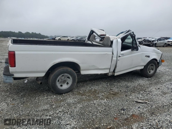 1996 Ford F-150 z VIN 1FTEF15N4TNA21567, wystawiony jako Copart lot #57672285 z przebiegiem Nie podano mil oraz Szkoda całkowita • Salvage title. Historia ofert i sprzedaży dostępna na DreamBid. Obrazek 3.