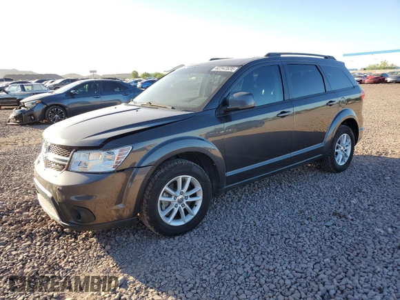 2017 Dodge Journey SXT with VIN 3C4PDCBG0HT589032, listed as a Copart auction lot 62342525 with 121,980 mi miles and Salvage title. Bid and sale history available at DreamBid. Image 1.