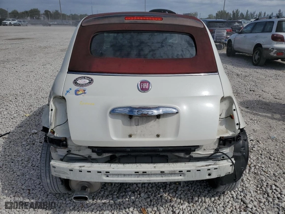 2012 FIAT 500 Gucci with VIN 3C3CFFER2CT213114, listed as a Copart auction lot 50726925 with 64,254 mi miles and Salvage Title. Bid and sale history available at carsss.com. Image 6.