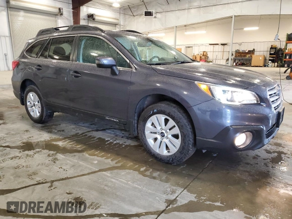 2015 Subaru Outback Premium with VIN 4S4BSBHC9F3270330, listed as a Copart auction lot 59018225 with 105,057 mi miles and Salvage title. Bid and sale history available at DreamBid. Image 4.