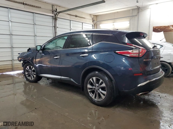 2016 Nissan Murano S with VIN 5N1AZ2MG1GN110593, listed as a Copart auction lot 47874785 with 154,292 mi miles and Salvage Title. Bid and sale history available at carsss.com. Image 2.