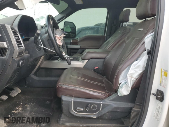 2017 Ford F-250 Lariat with VIN 1FT7W2BT6HED83358, listed as a Copart auction lot 55566865 with 140,578 mi miles and Salvage title. Bid and sale history available at DreamBid. Image 7.