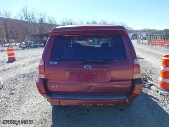 2005 Toyota 4Runner SR5 with VIN JTEBU14R658051910, listed as a IAAI auction lot 41691568 with 153,066 mi miles. Bid and sale history available at carsss.com. Image 16.