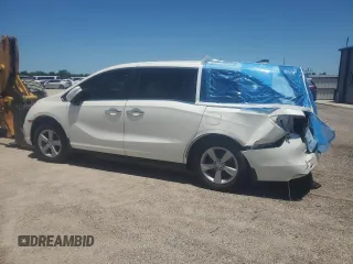 2018 Honda Odyssey EX-L z VIN 5FNRL6H78JB104144, wystawiony jako Copart lot #51513935 z przebiegiem 76 507 mil mil oraz Szkoda całkowita • Salvage title. Historia ofert i sprzedaży dostępna na DreamBid. Obrazek 2.