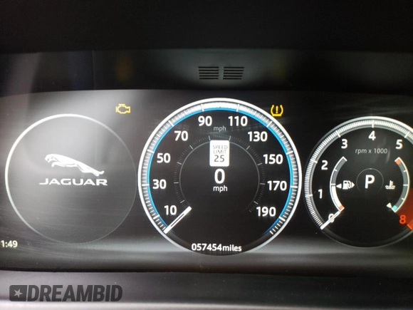 2017 Jaguar XF with VIN SAJBL4BV1HCY31583, listed as a Copart auction lot 78456784 with 57,454 mi miles and Clean Title. Bid and sale history available at DreamBid. Image 9.