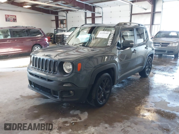 2018 Jeep Renegade Altitude with VIN ZACCJABB1JPG81585, listed as a IAAI auction lot 41299184 with 96,134 mi miles and . Bid and sale history available at DreamBid. Image 17.