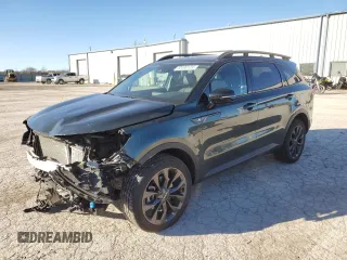 2023 Kia Sorento X-Line EX with VIN 5XYRHDLF2PG201149, listed as a Copart auction lot 83490124 with 8,465 mi miles and Salvage Title. Bid and sale history available at carsss.com. Image 1.
