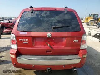 2010 Mercury Mariner Premier with VIN 4M2CN9HG3AKJ06222, listed as a Copart auction lot 72245674 with 155,385 mi miles and Salvage Title. Bid and sale history available at carsss.com. Image 6.