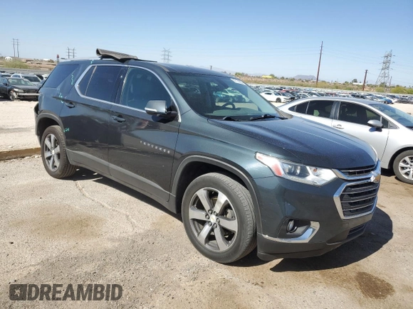 2018 Chevrolet Traverse LT z VIN 1GNERHKW0JJ176772, wystawiony jako Copart lot #57174665 z przebiegiem 130 469 mil mil oraz Szkoda całkowita • Salvage title. Historia ofert i sprzedaży dostępna na DreamBid. Obrazek 4.