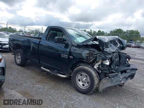 2015 Ram 1500 Tradesman with VIN 3C6JR7DTXFG637822, listed as a IAAI auction lot 40462420 with 122,747 mi miles and . Bid and sale history available at DreamBid. Image 1.